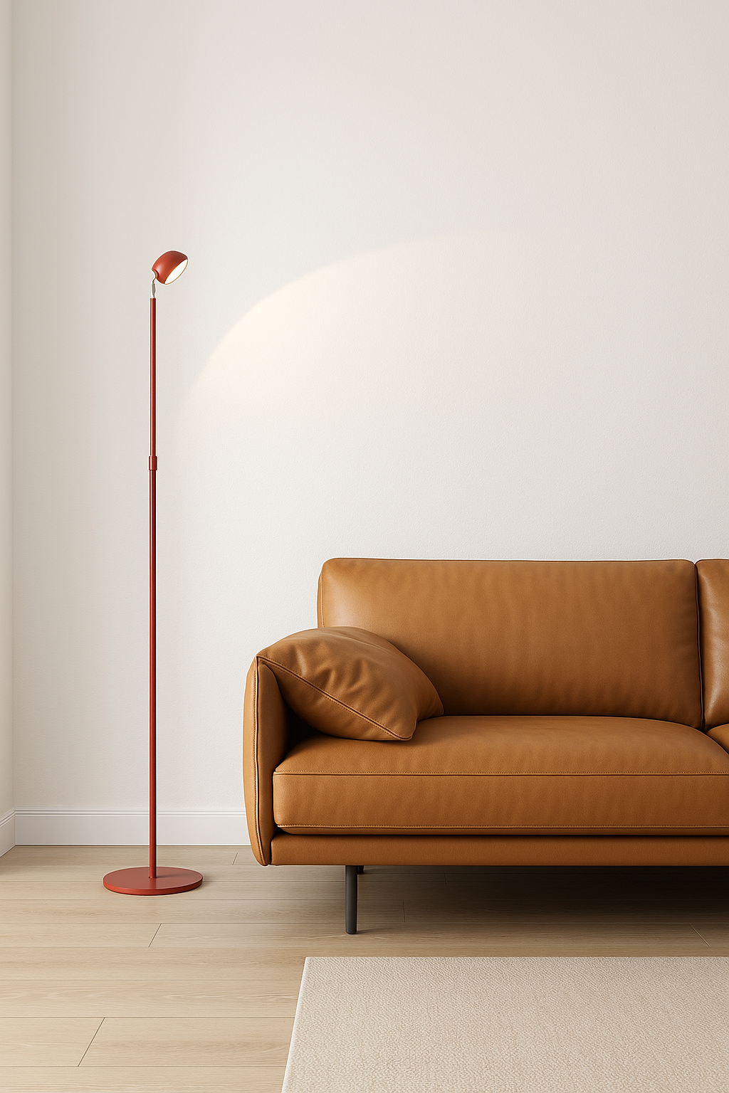 Adjustable Retro LED Floor Lamp – Nordic Design