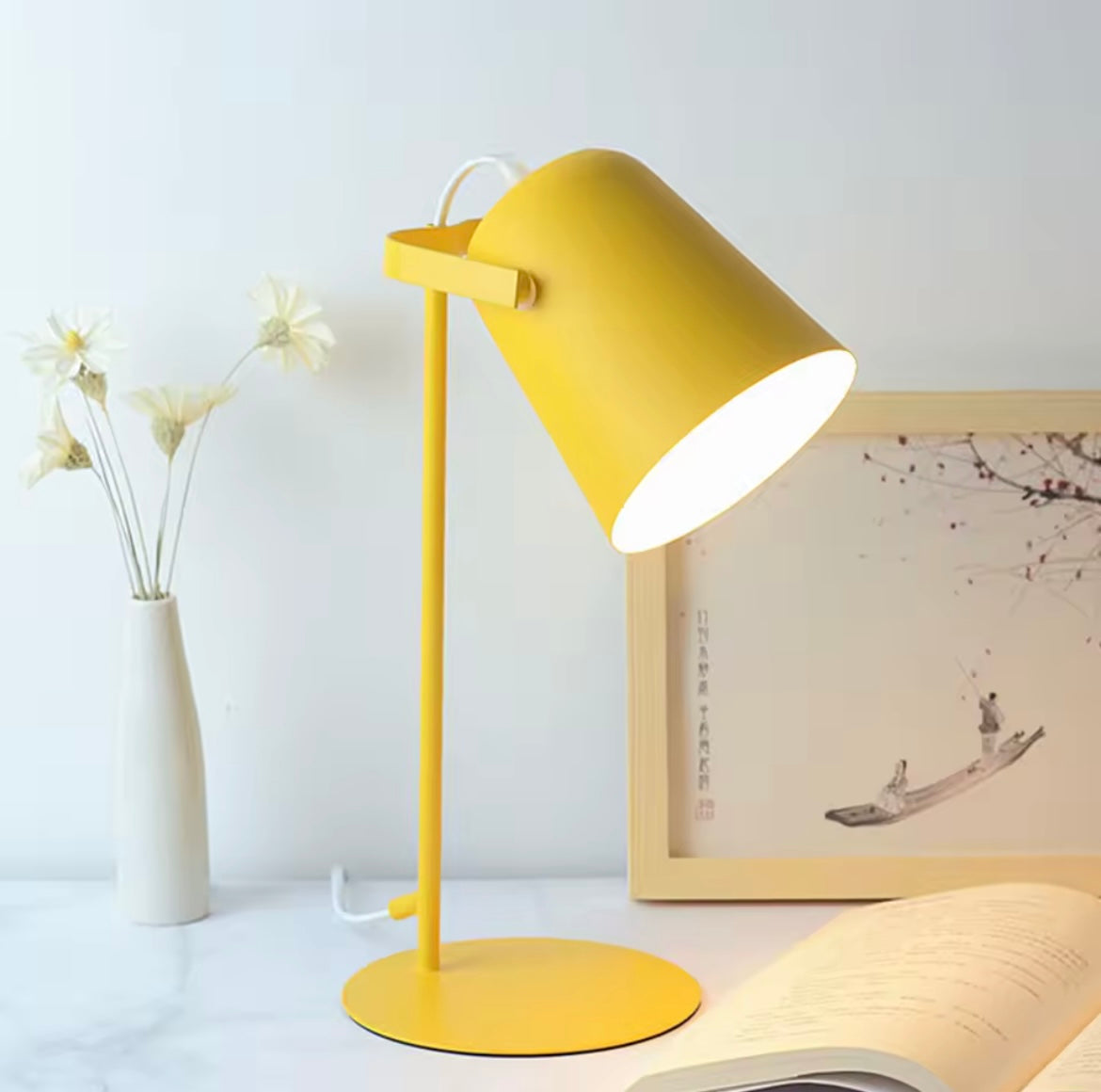 LED Nordic Desk Lamp -Eye-Care Light for Reading & Work