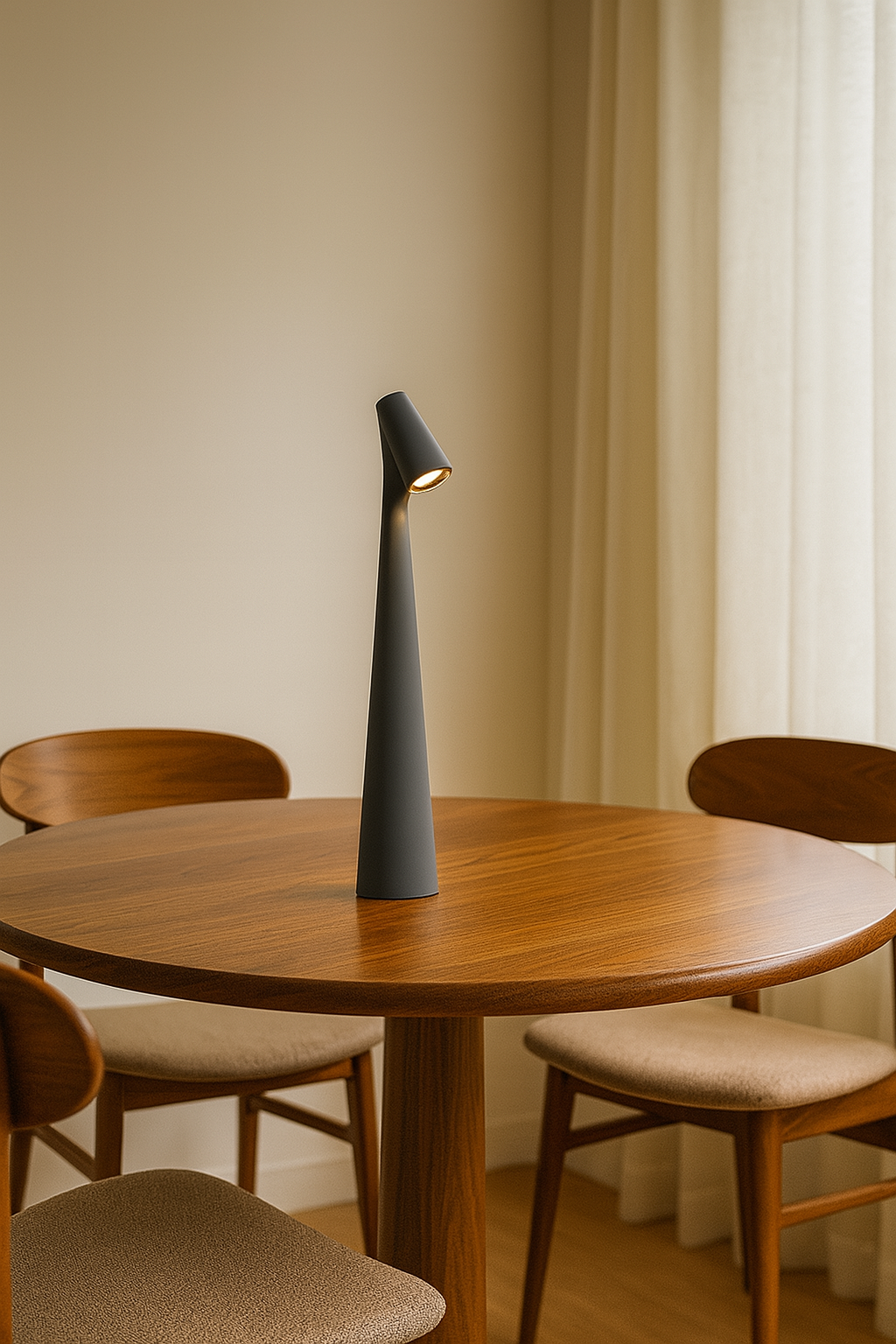 danish led table lamp usb rechargeable

